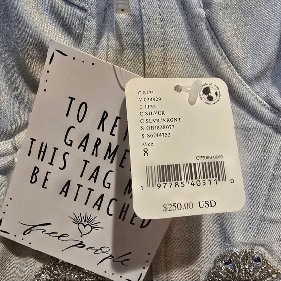 NWT Free People Janelle Bubble Romper Sz 8 - Picture 12 of 12